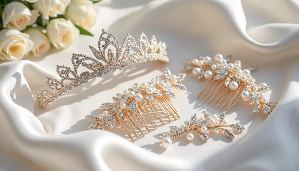 découvrez une sélection d’accessoires cheveux élégants pour sublimer la mariée le jour de son mariage. inspirez-vous des tendances et trouvez l’ornement parfait pour une coiffure inoubliable.