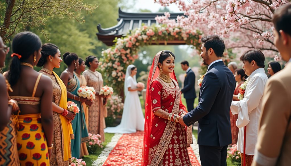 découvrez comment les traditions de mariage varient à travers le monde, des rituels uniques aux coutumes fascinantes, pour un voyage captivant au cœur des célébrations nuptiales internationales.