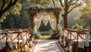 découvrez nos idées d'inspirations déco pour une cérémonie bohème, alliant charme naturel et élégance pour un événement mémorable.